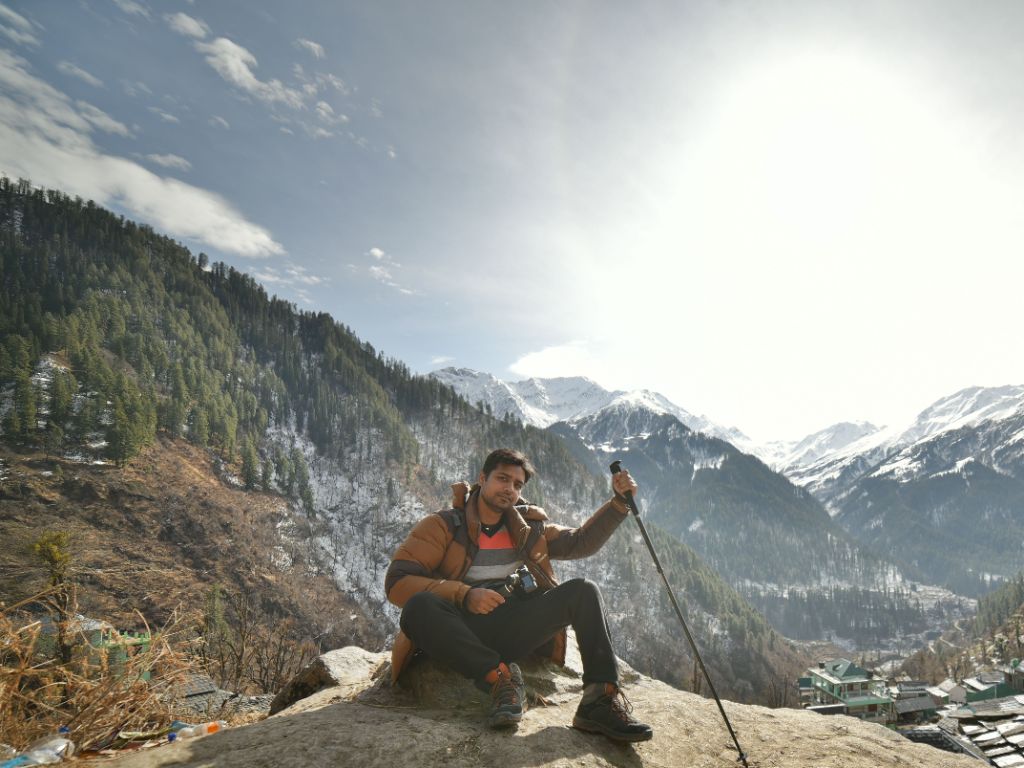Jogini Waterfall Trek from Manali